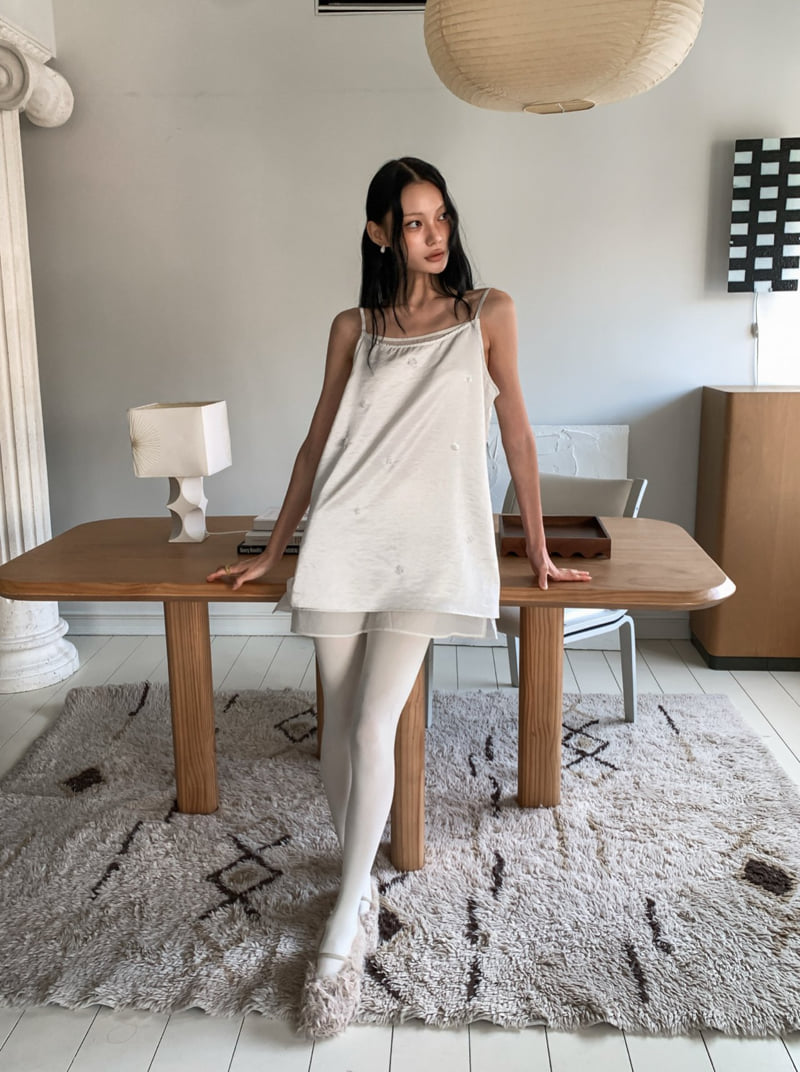 Foundation - Korean Women Fashion - #momslook - Post Organza Layered One-piece - 10