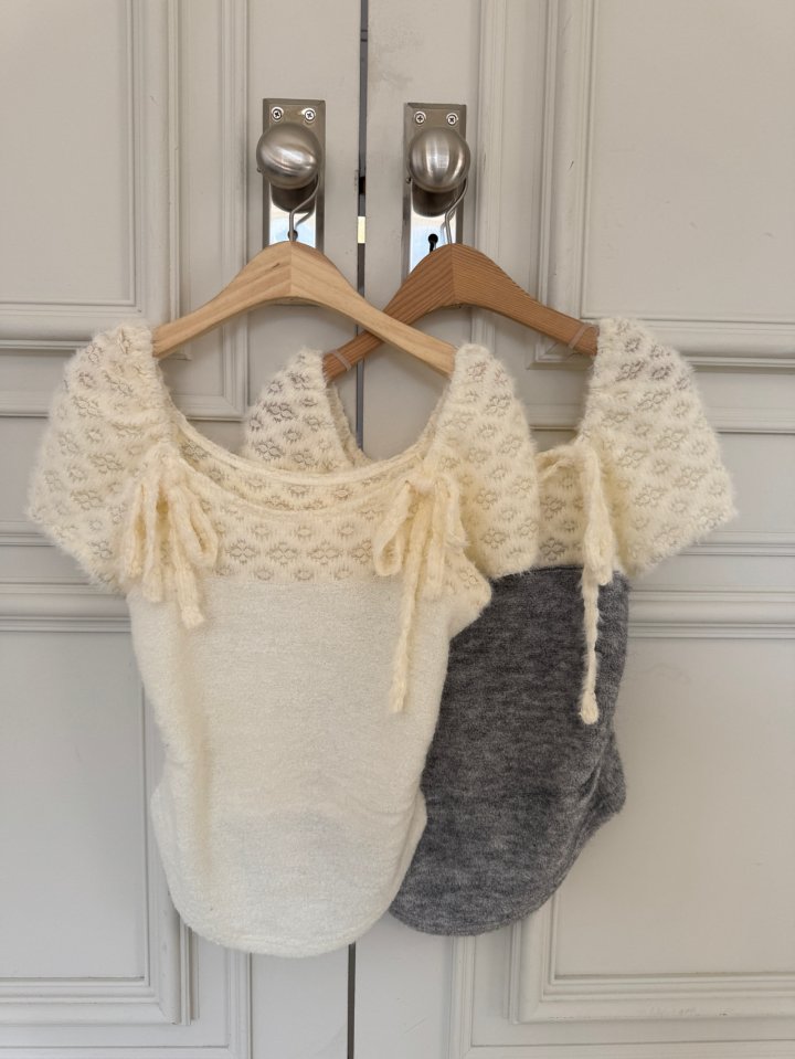 Foundation - Korean Women Fashion - #momslook - Rare Lace Terry Tee