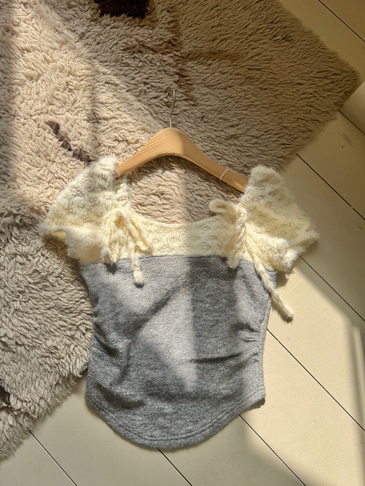 Foundation - Korean Women Fashion - #momslook - Rare Lace Terry Tee - 5