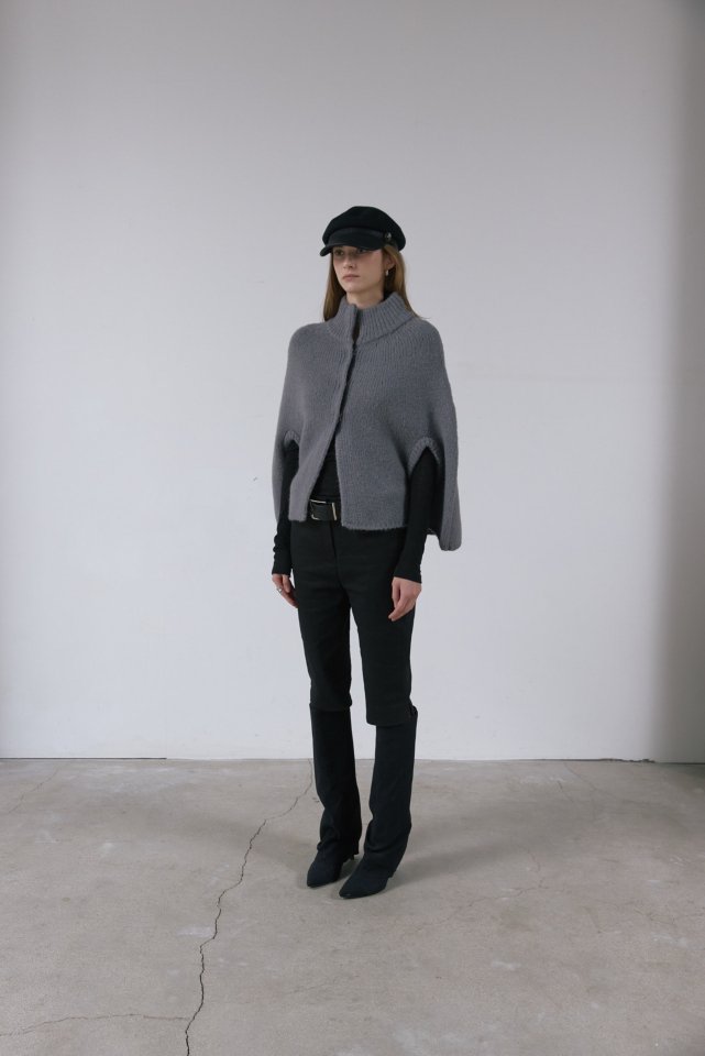 Foundation - Korean Women Fashion - #momslook - Powder Wool Cape - 10