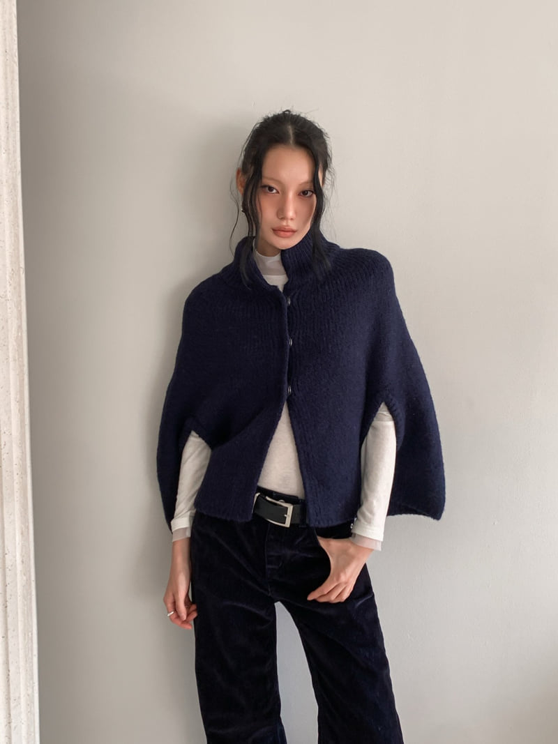 Foundation - Korean Women Fashion - #momslook - Powder Wool Cape - 12