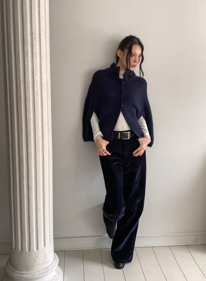 Foundation - Korean Women Fashion - #restrostyle - Velvet Denim Pants - 6