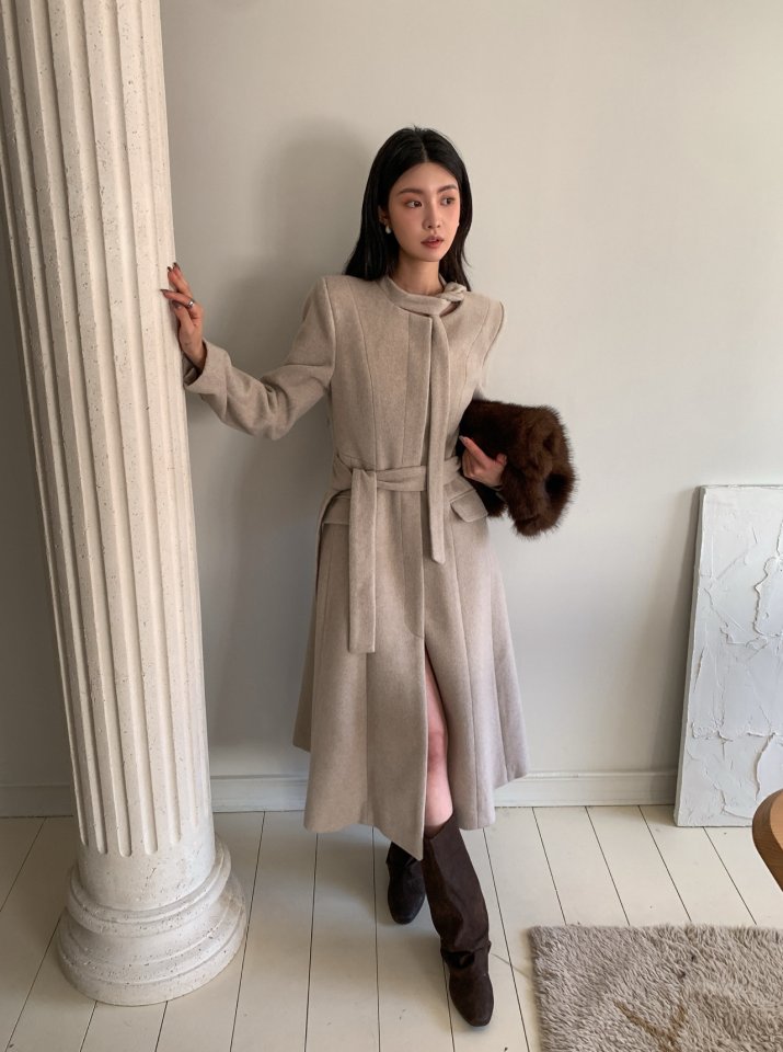Foundation - Korean Women Fashion - #restrostyle - Riju Tie One-piece - 3