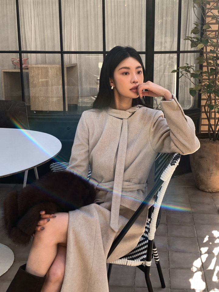 Foundation - Korean Women Fashion - #restrostyle - Riju Tie One-piece - 4