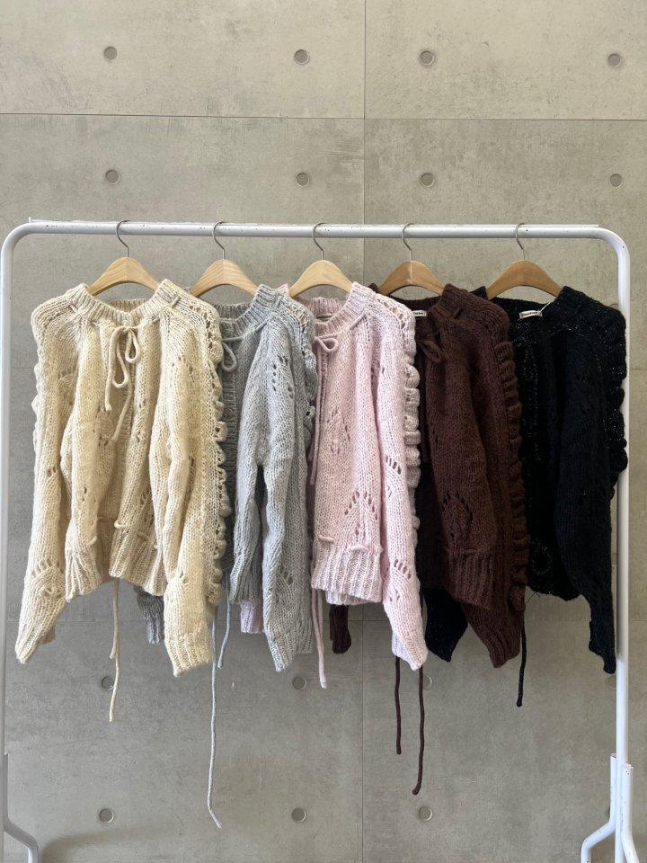 Foundation - Korean Women Fashion - #thatsdarling - Maple Pointelle Knit