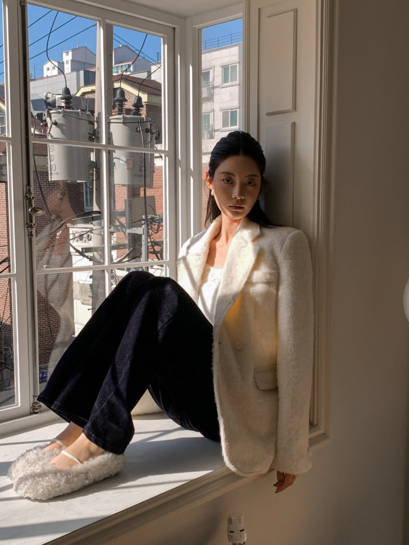 Foundation - Korean Women Fashion - #thelittlethings - Velvet Denim Pants - 10