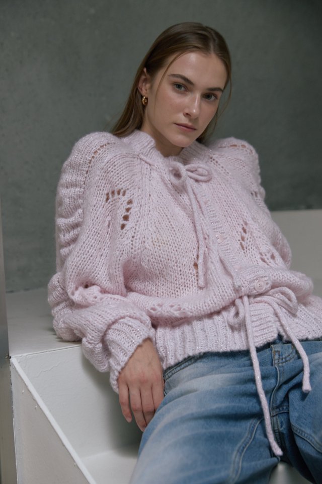 Foundation - Korean Women Fashion - #womensfashion - Maple Pointelle Knit - 8