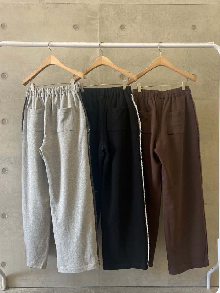 Foundation - Korean Women Fashion - #womensfashion - Block Tweed Pants - 2