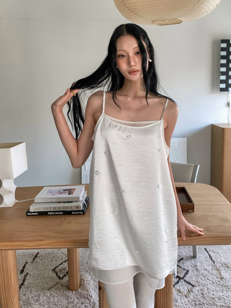 Foundation - Korean Women Fashion - #womensfashion - Post Organza Layered One-piece - 9
