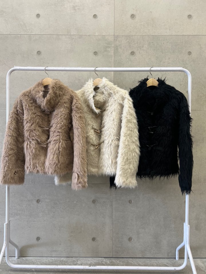 Foundation - Korean Women Fashion - #womensfashion - Curly Reversible Suede Shearling Coat