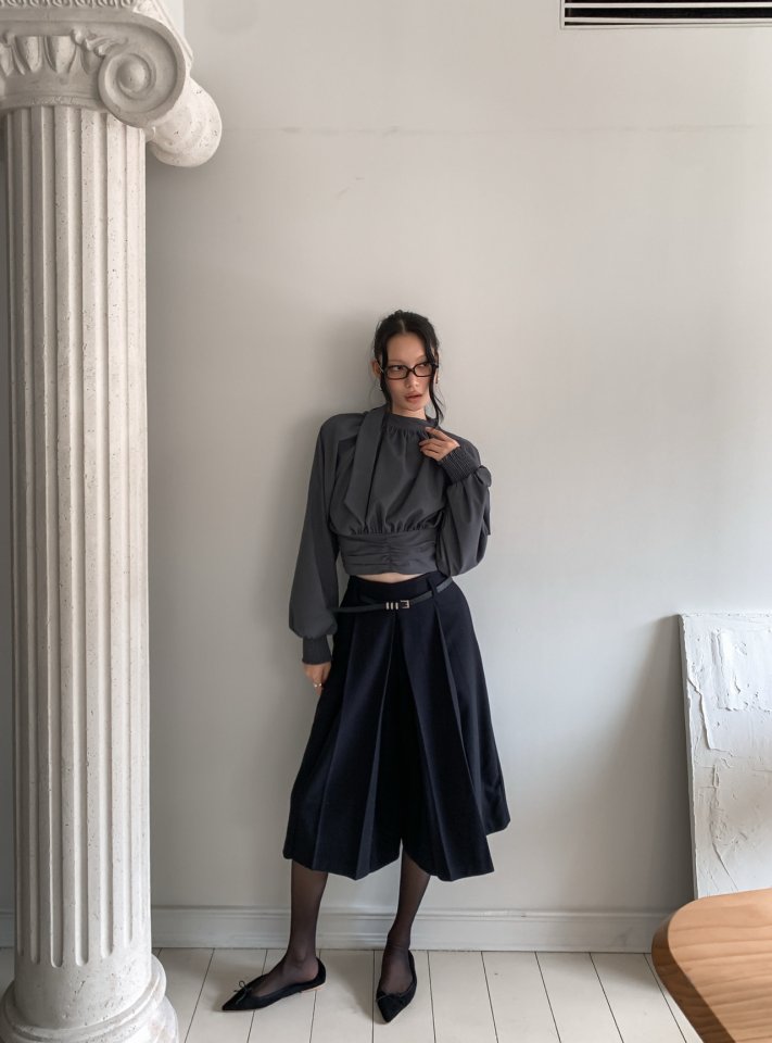Foundation - Korean Women Fashion - #womensfashion - D’mure Pleated Fleece Pants - 7