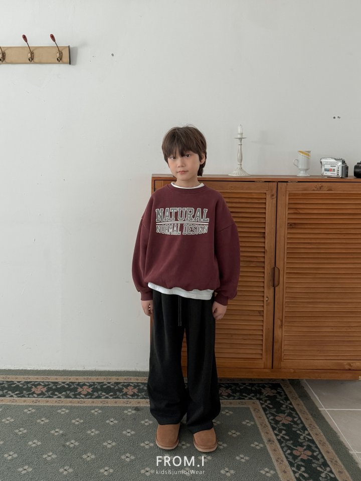 From I - Korean Children Fashion - #Kfashion4kids - Natural Sweatshirt