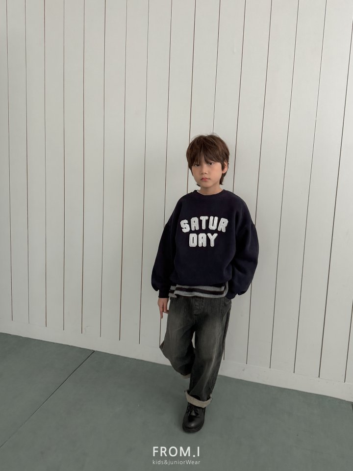 From I - Korean Children Fashion - #Kfashion4kids - Saturday Sweatshirt - 10