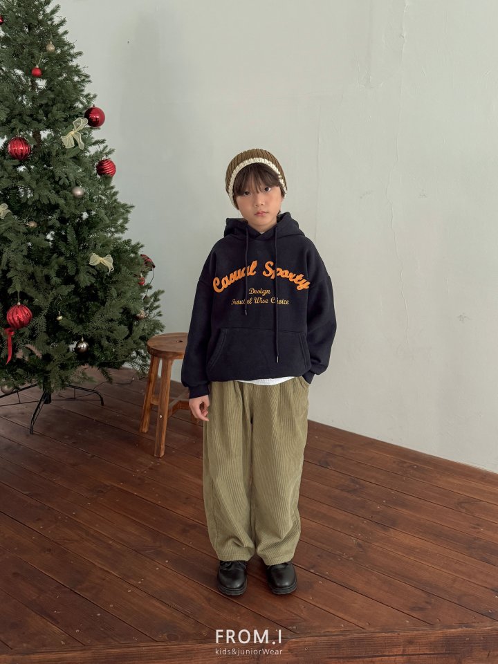 From I - Korean Children Fashion - #Kfashion4kids - Corduroy Two Tuck Pants - 9