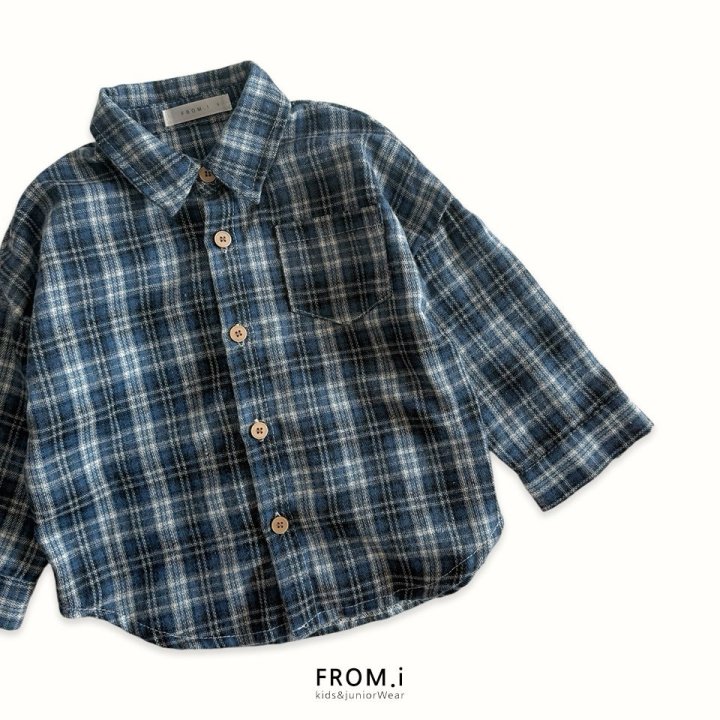 From I - Korean Children Fashion - #Kfashion4kids - Warm Check Shirt - 6