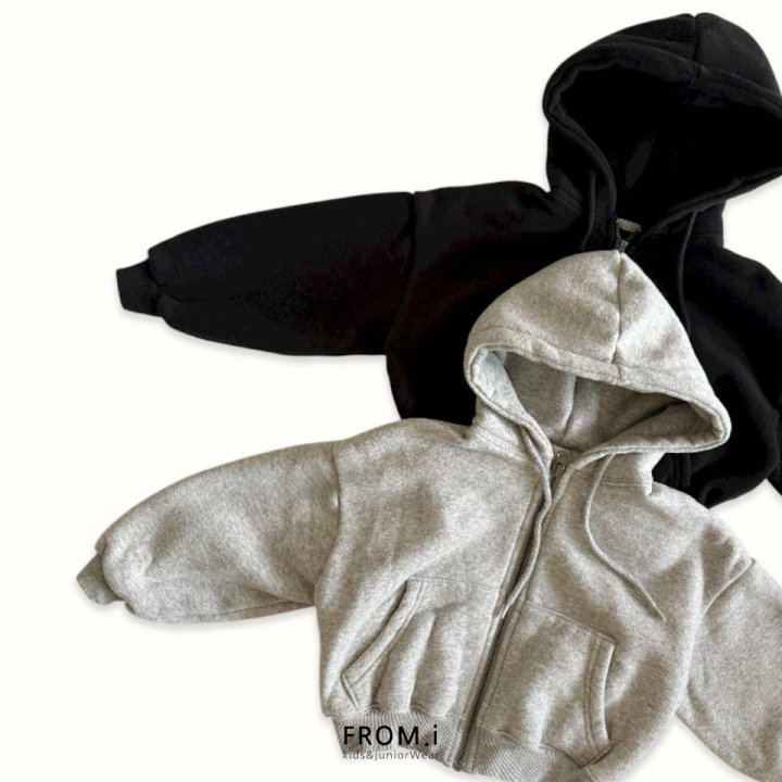 From I - Korean Children Fashion - #Kfashion4kids - Hood Zip-Up Jacket - 3