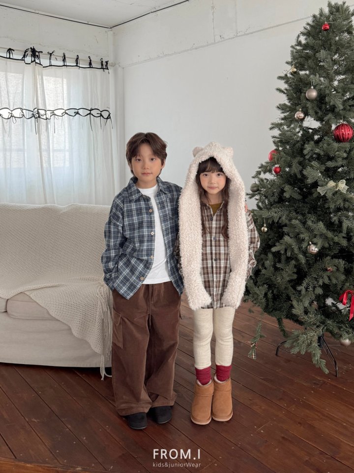 From I - Korean Children Fashion - #childofig - Warm Check Shirt - 11