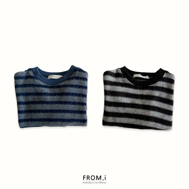 From I - Korean Children Fashion - #childofig - Cozy Stripe Tee - 10