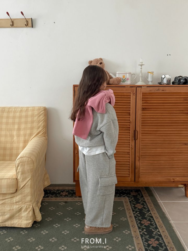 From I - Korean Children Fashion - #childrensboutique - Sweatshirt Cargo Pants Set - 7