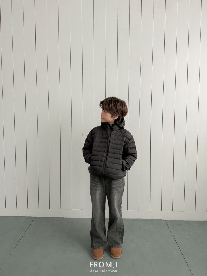 From I - Korean Children Fashion - #discoveringself - Corduroy Flare Denim Pants - 11