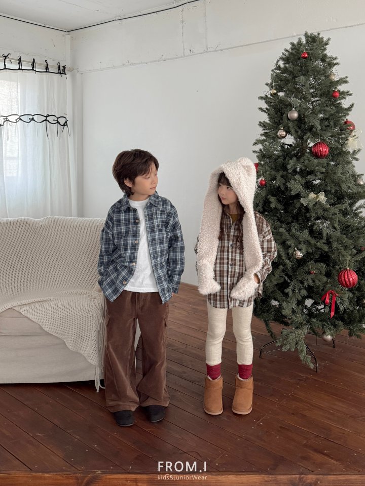 From I - Korean Children Fashion - #discoveringself - Velvet Cargo Pants - 8