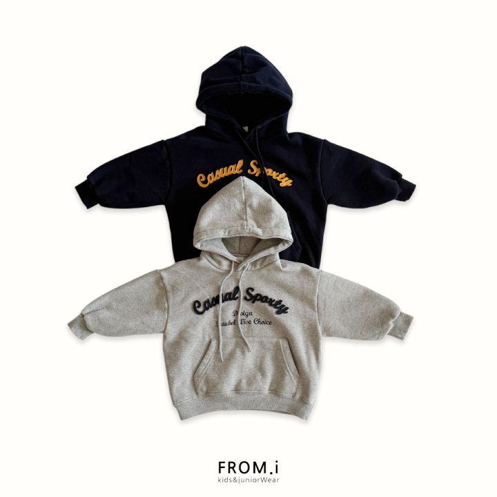 From I - Korean Children Fashion - #discoveringself - Casual Hoodie - 2