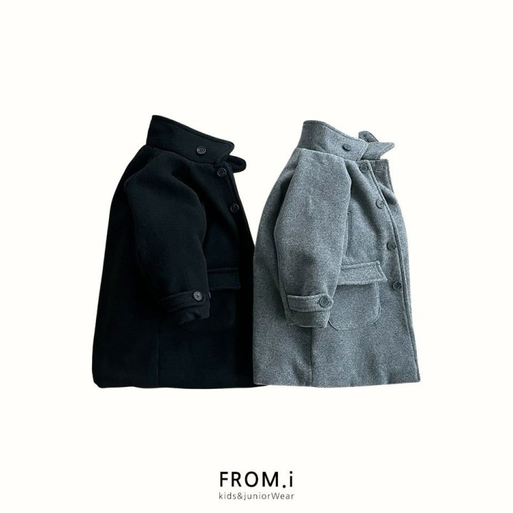 From I - Korean Children Fashion - #fashionkids - Balmacaan Coat - 3
