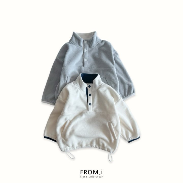 From I - Korean Children Fashion - #fashionkids - High Neck Fleece Sweatshirt - 2