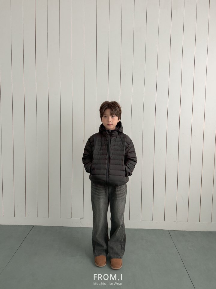 From I - Korean Children Fashion - #fashionkids - Corduroy Flare Denim Pants - 12