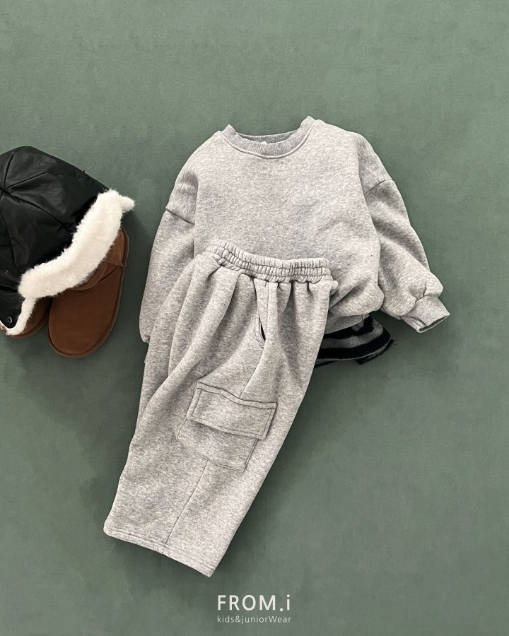 From I - Korean Children Fashion - #fashionkids - Sweatshirt Cargo Pants Set - 10