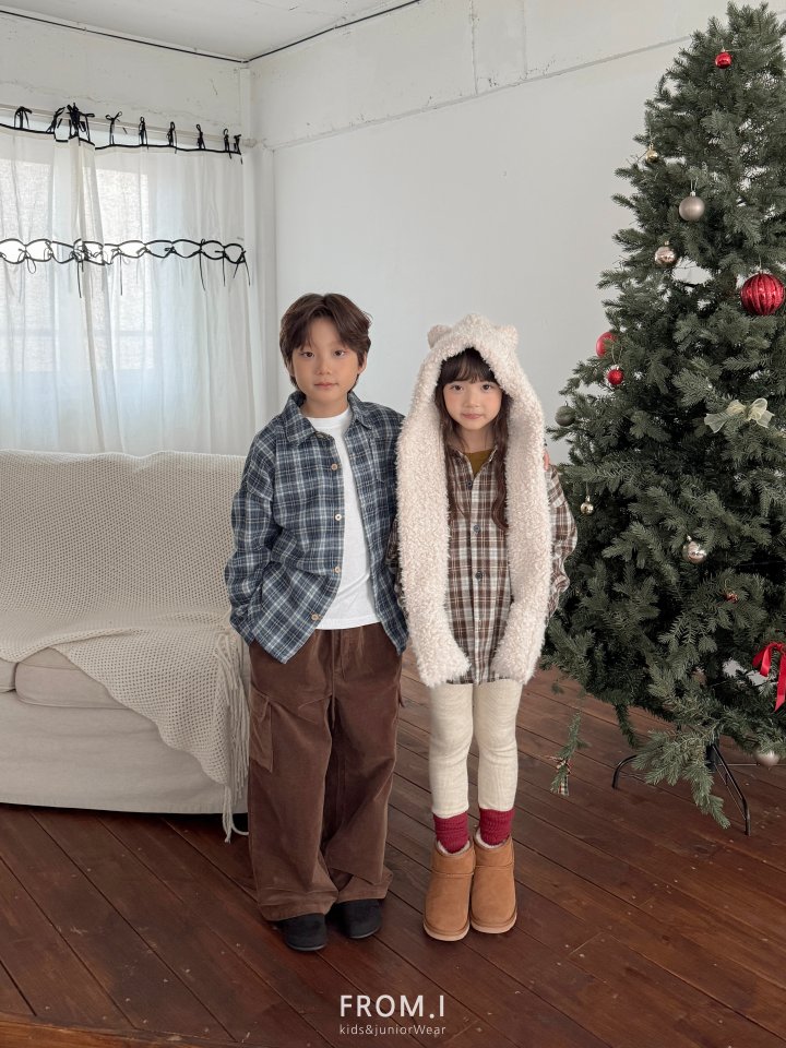 From I - Korean Children Fashion - #fashionkids - Velvet Cargo Pants - 9