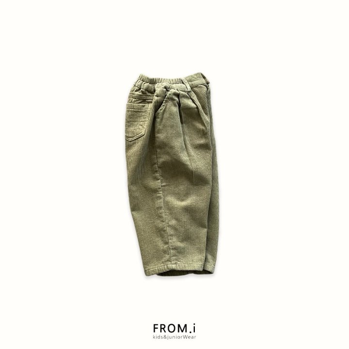 From I - Korean Children Fashion - #fashionkids - Corduroy Two Tuck Pants - 5