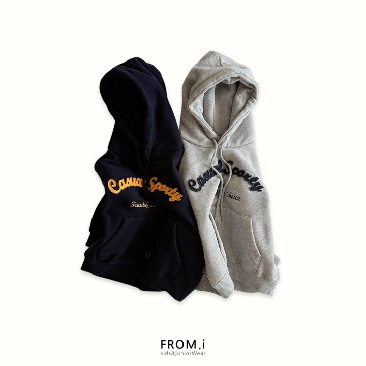 From I - Korean Children Fashion - #fashionkids - Casual Hoodie - 3