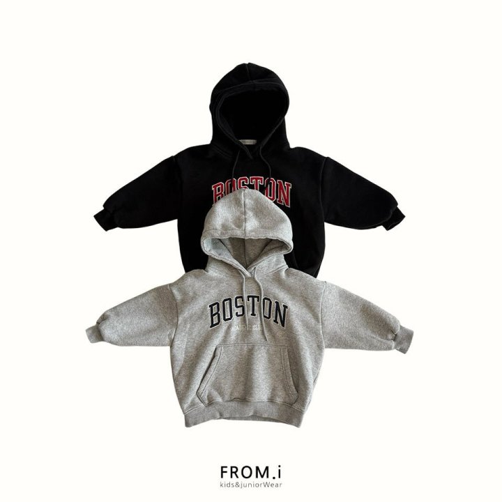 From I - Korean Children Fashion - #kidsshorts - Boston Hoodie - 2