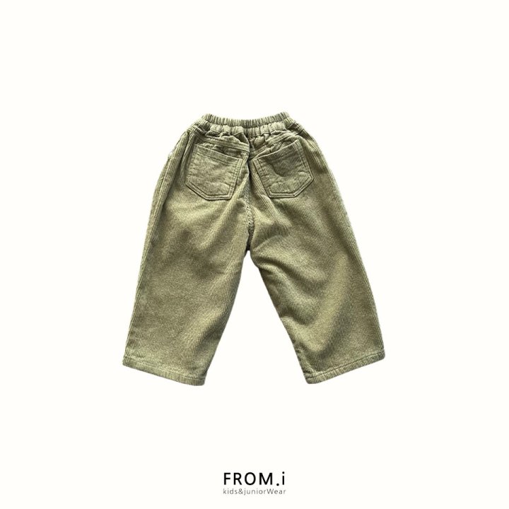 From I - Korean Children Fashion - #kidsshorts - Corduroy Two Tuck Pants - 6