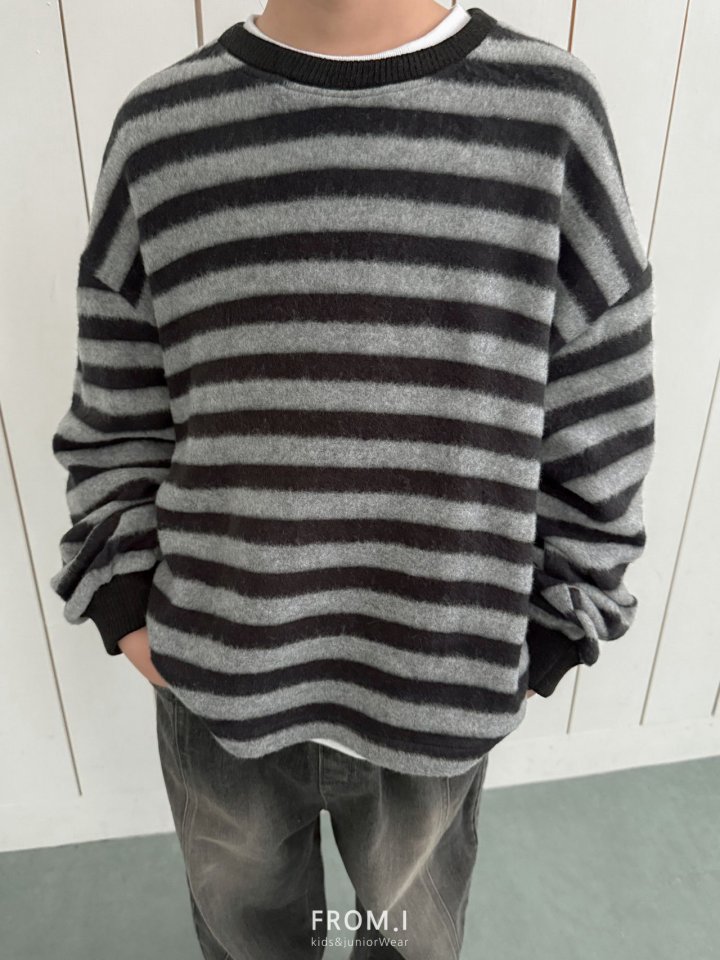 From I - Korean Children Fashion - #kidsshorts - Cozy Stripe Tee