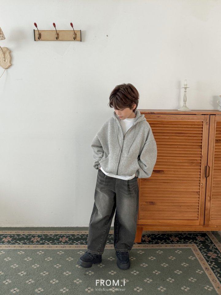 From I - Korean Children Fashion - #kidsshorts - Curved Denim Pants - 9