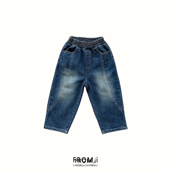 From I - Korean Children Fashion - #kidsstore - Semi Baggy Denim Pants - 6
