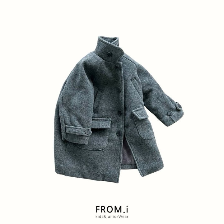 From I - Korean Children Fashion - #kidsstore - Balmacaan Coat - 5