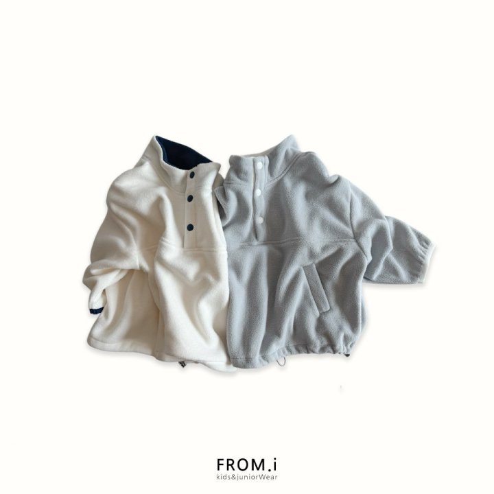 From I - Korean Children Fashion - #kidsshorts - High Neck Fleece Sweatshirt - 4