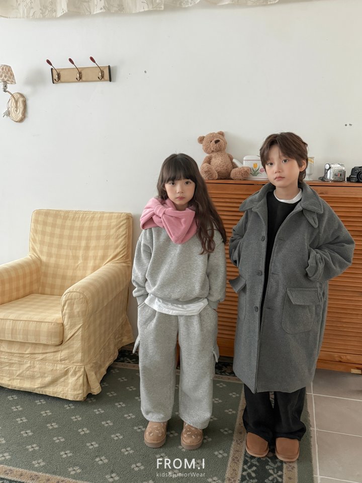 From I - Korean Children Fashion - #kidsstore - Sweatshirt Cargo Pants Set - 12