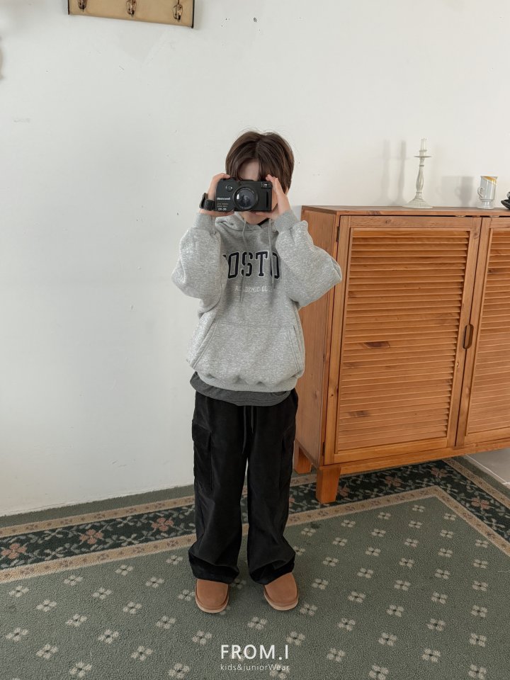 From I - Korean Children Fashion - #kidsstore - Velvet Cargo Pants - 11