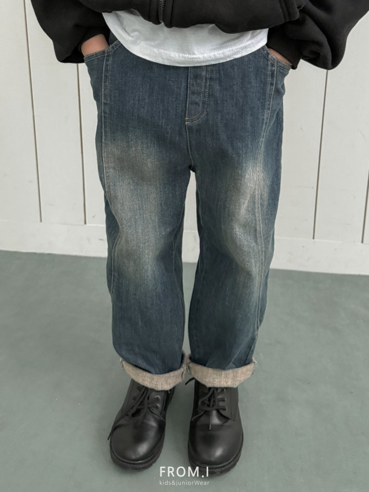From I - Korean Children Fashion - #kidzfashiontrend - Semi Baggy Denim Pants - 7
