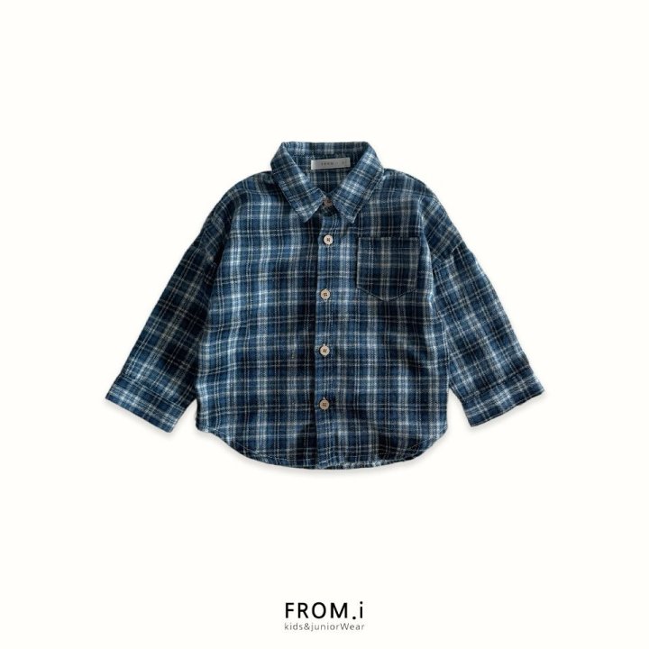 From I - Korean Children Fashion - #kidzfashiontrend - Warm Check Shirt - 5
