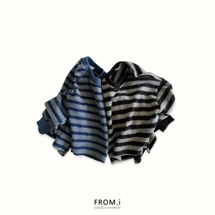 From I - Korean Children Fashion - #kidzfashiontrend - Cozy Stripe Tee - 3