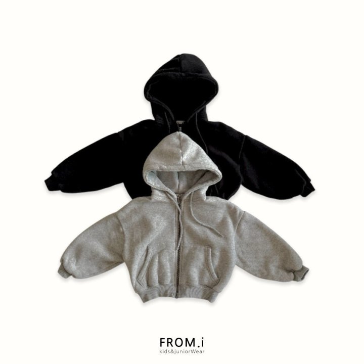 From I - Korean Children Fashion - #kidzfashiontrend - Hood Zip-Up Jacket - 2