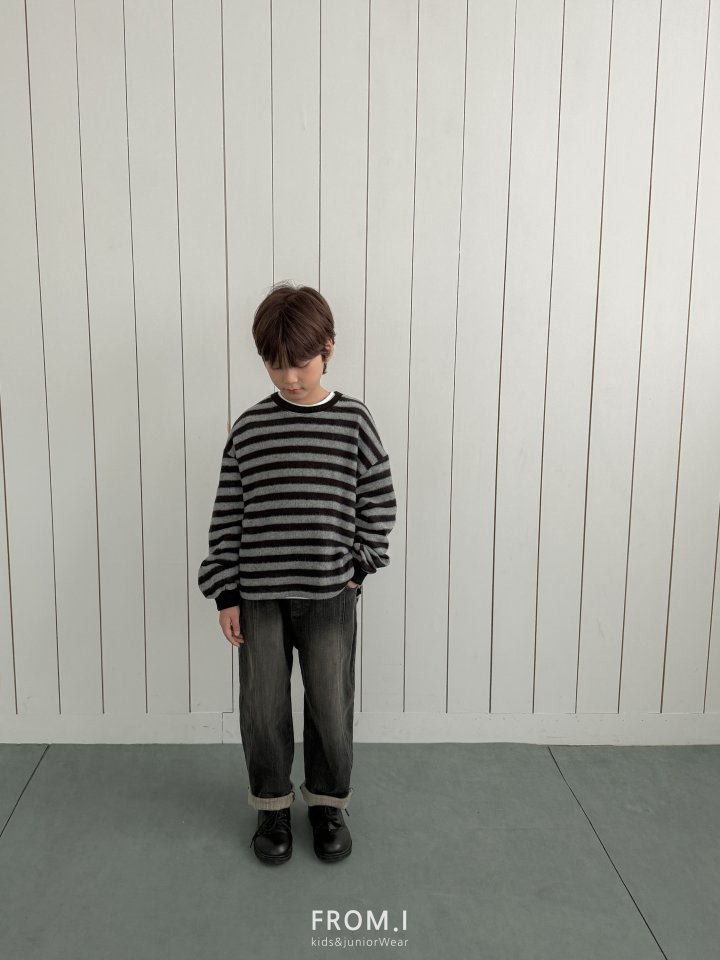 From I - Korean Children Fashion - #littlefashionista - Semi Baggy Denim Pants - 9