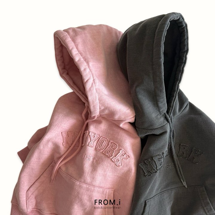 From I - Korean Children Fashion - #littlefashionista - New York Pigment Hoodie - 3