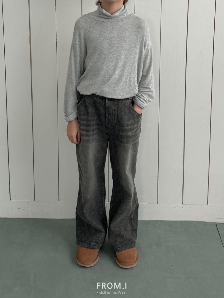 From I - Korean Children Fashion - #littlefashionista - Corduroy Flare Denim Pants