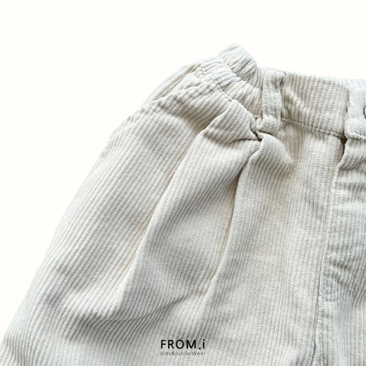From I - Korean Children Fashion - #littlefashionista - Corduroy Two Tuck Pants - 10